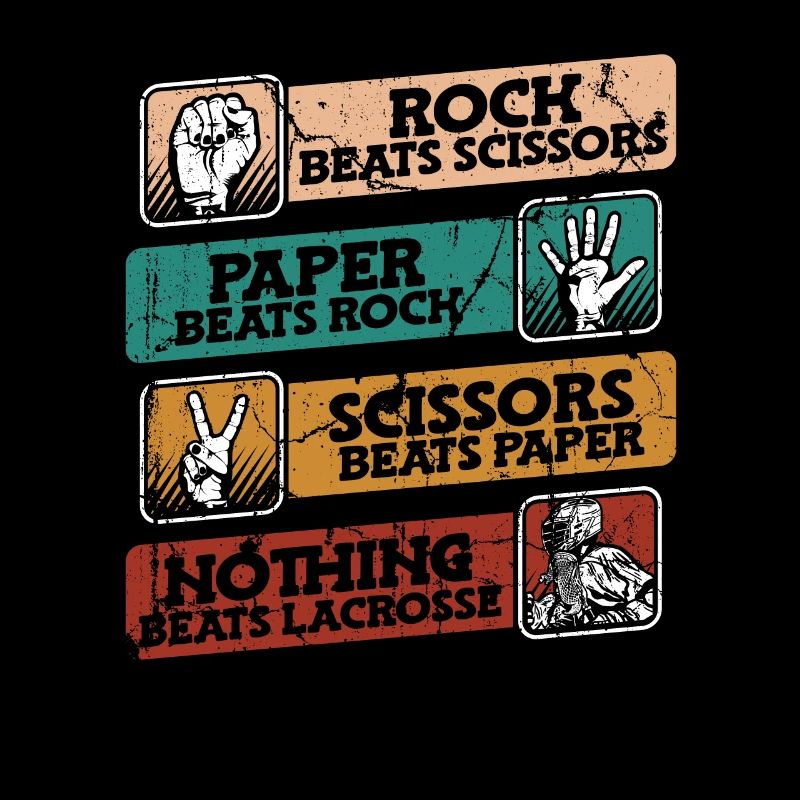 Ciseaux en papier rock crosse crosse Polo Crosse