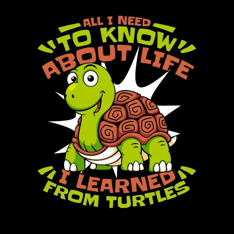 I learned from turtles tortoise turtle