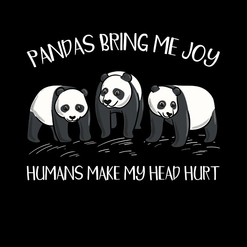 Les pandas me rendent heureux