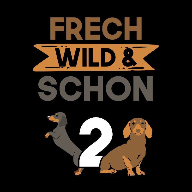 2 Jahre Geburtstag Junge Mädchen Dackel