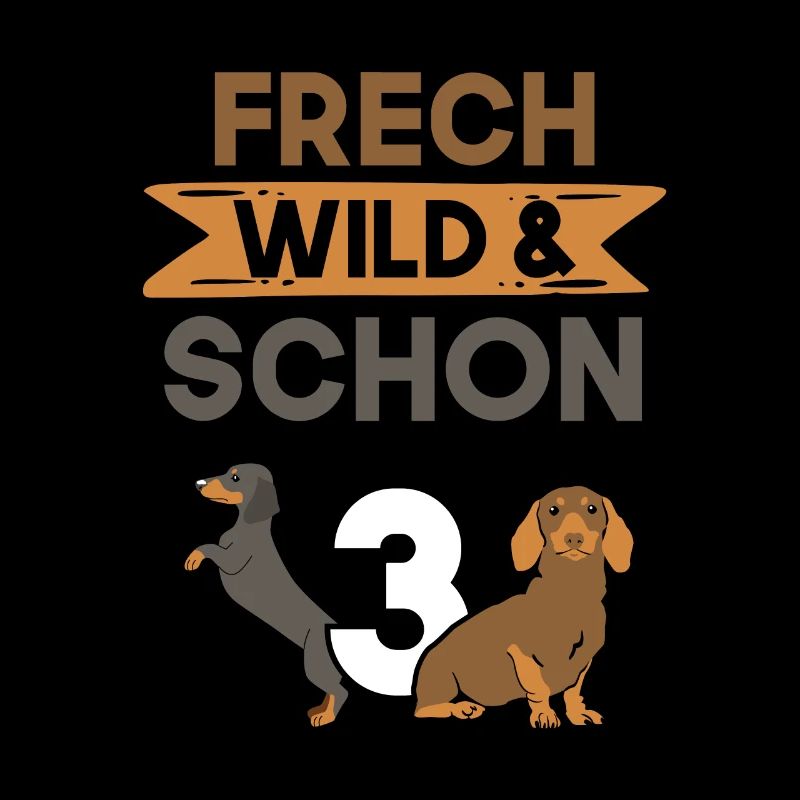 3 Jahre Geburtstag Junge Mädchen Dackel