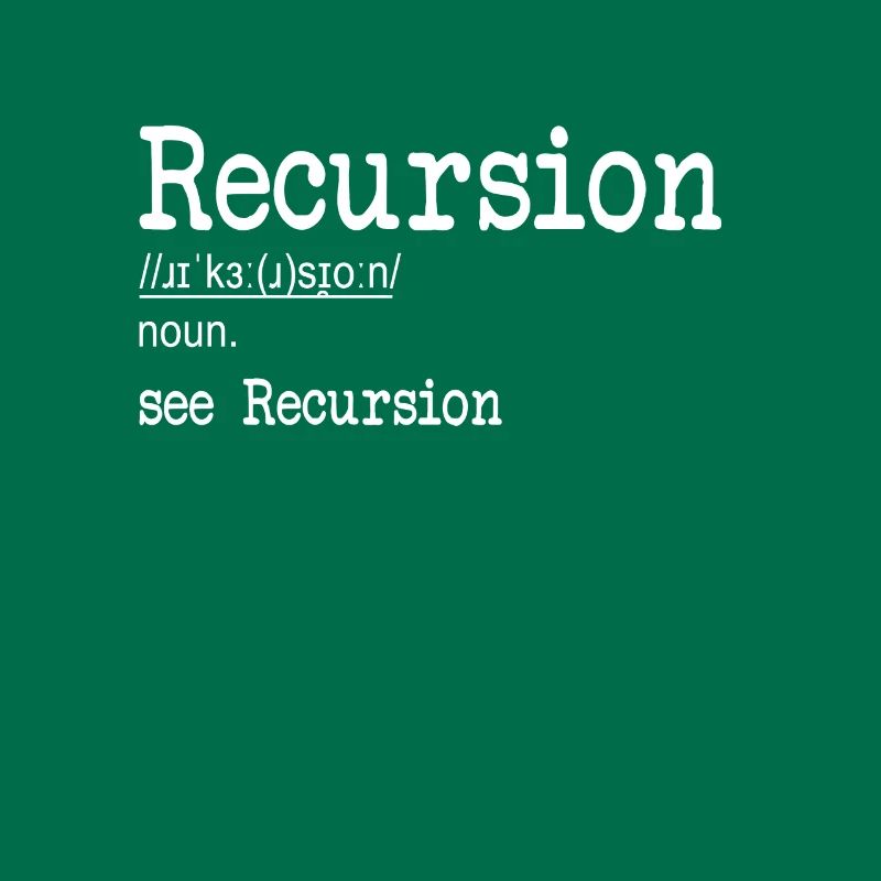 Récursion Définition Développeur Codeur Programmeur