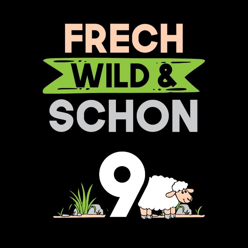 9 Jahre Geburtstag Junge Mädchen Schaf