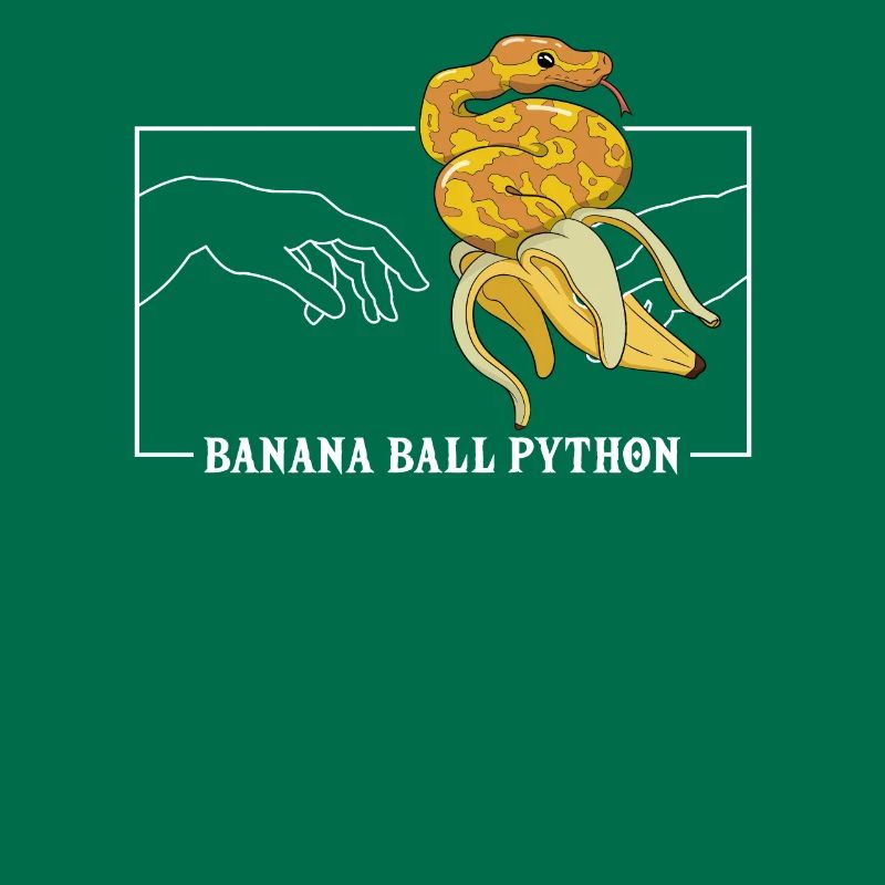 Michelangelo Création d’Adam Banana Ball Python