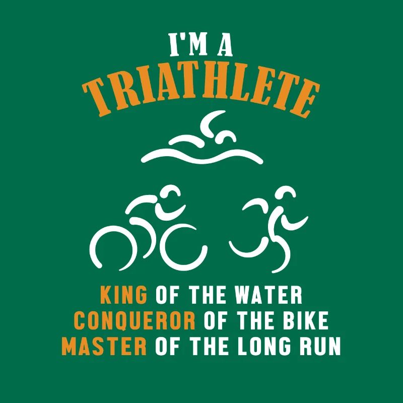Triathlete King Conqueror Master Training Profi