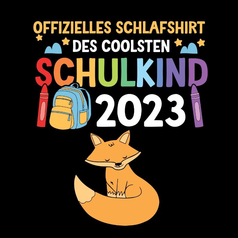Fuchs Schulanfang Schulkind 2023