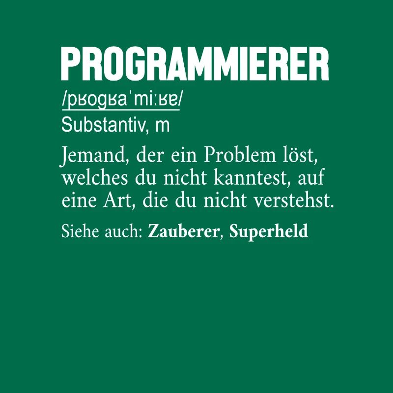 Programmierer Definition Developer Coder