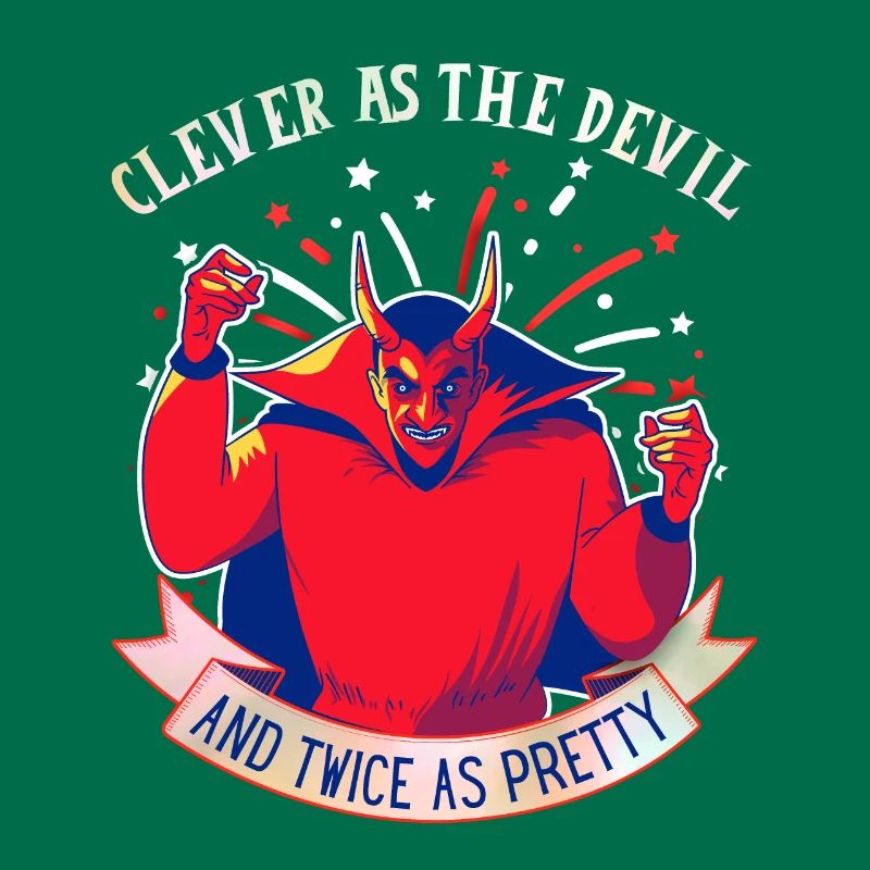 Devil-Devil drôle de dicton, style comique