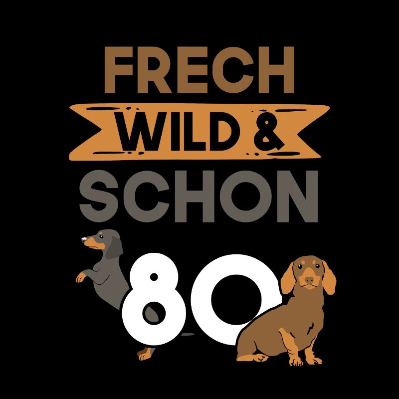 Geschenk 80 Jahre Geburtstag Dackel