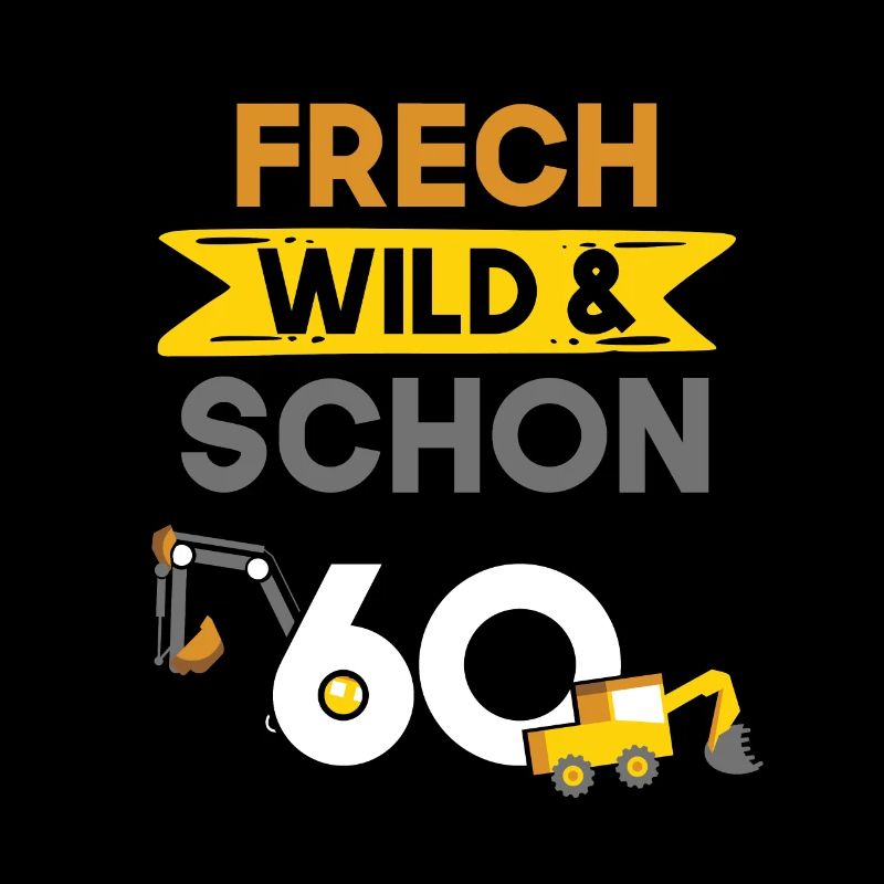 Geschenk 60 Jahre Geburtstag Bagger