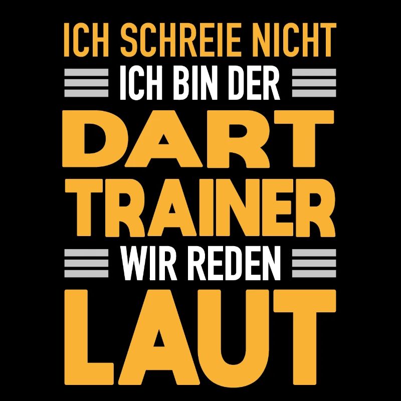 Dart Trainer Werden Laut Dart Coach Geschenk