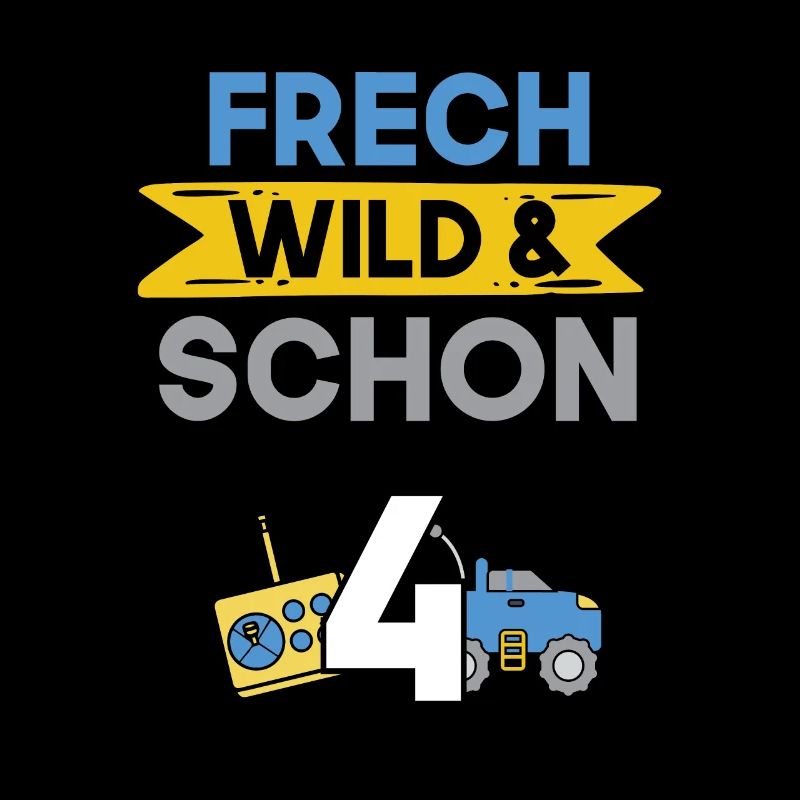 4 Jahre Geburtstag Junge Mädchen Spielzeug Auto