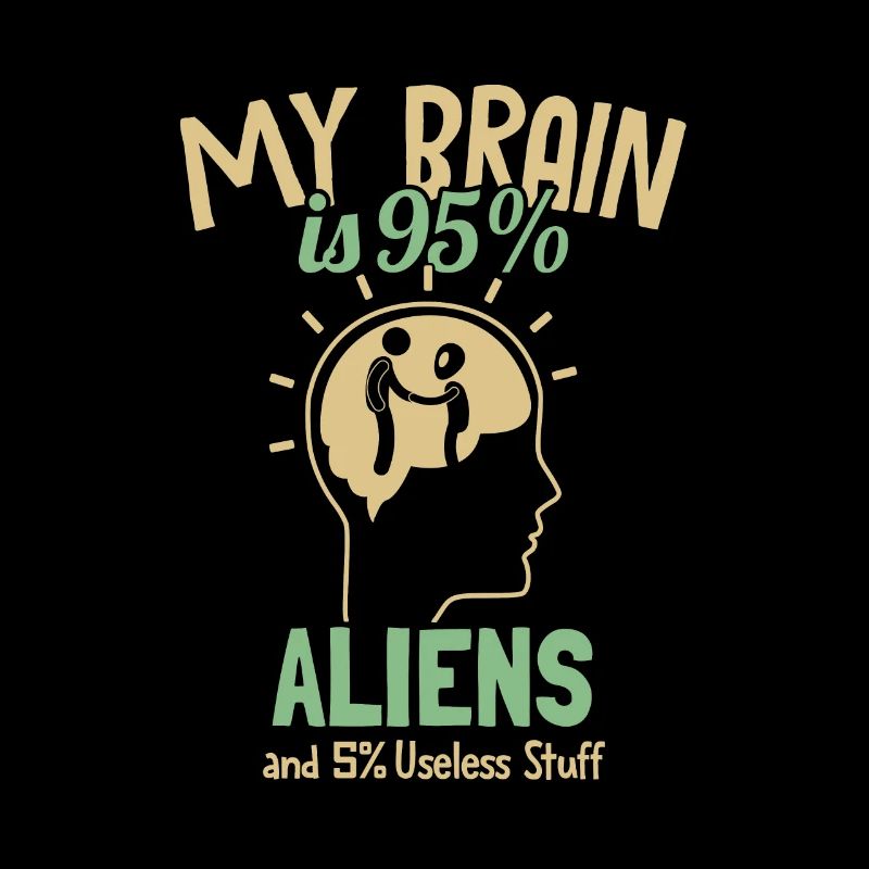 Mon cerveau est composé à 95% d’extraterrestres Conspiration d’OVNI