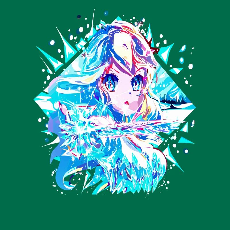 Anime Schneekönigin Eisprinzessin