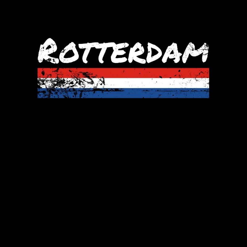 Rotterdam, Pays-Bas, drapeau néerlandais