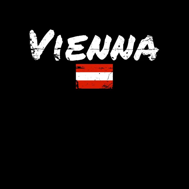 Vienna Austria Vintage Flag Austrian