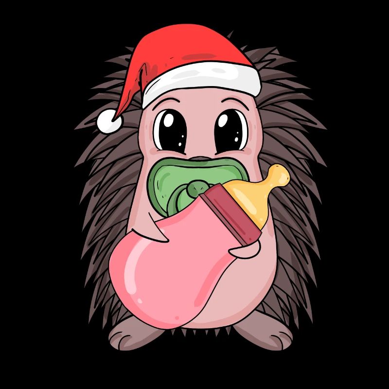 Hérisson bébé Noël