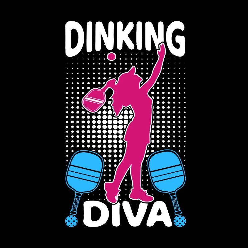 Retro Pickleball Lady - Dinking Diva