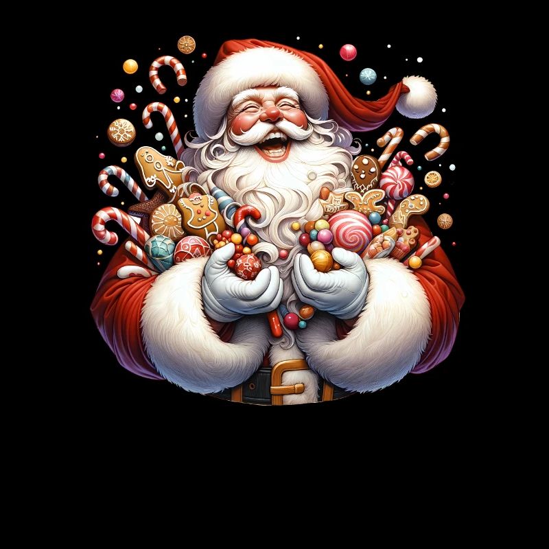 Drôle de Père Noël aime grignoter - Biscuits