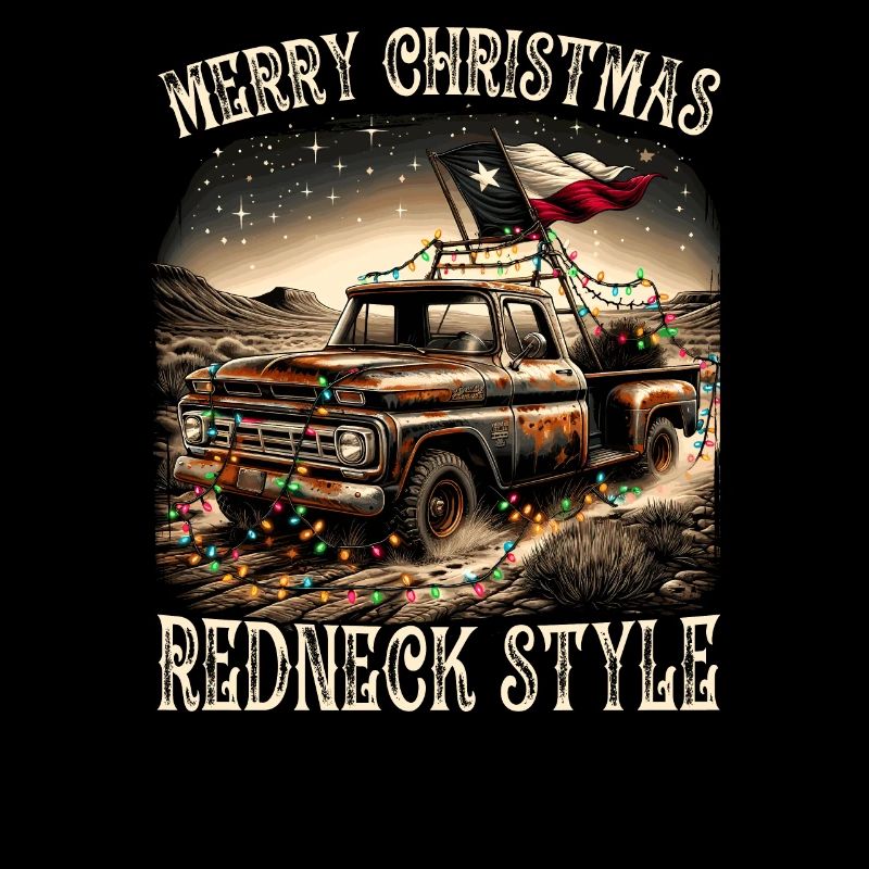 Joyeux Noël Redneck Style - Camionnette