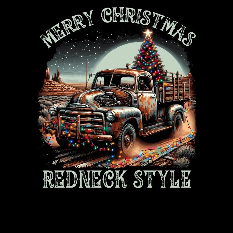 Joyeux Noël Redneck Style - Camionnette