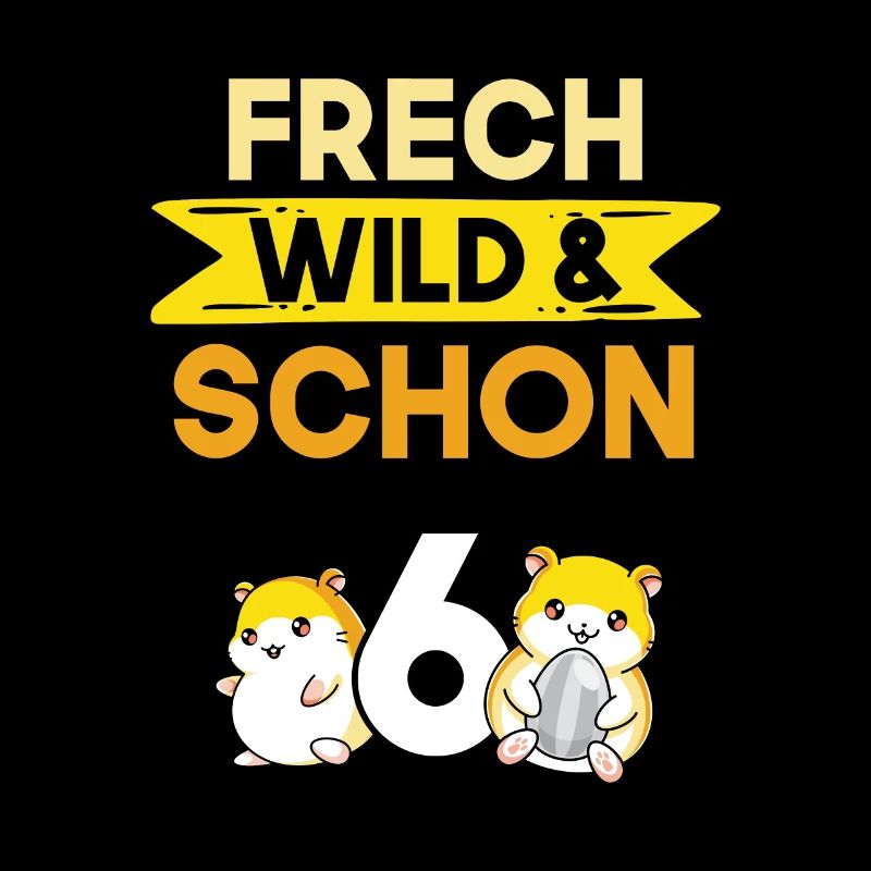 6 Jahre Geburtstag Junge Mädchen Hamster