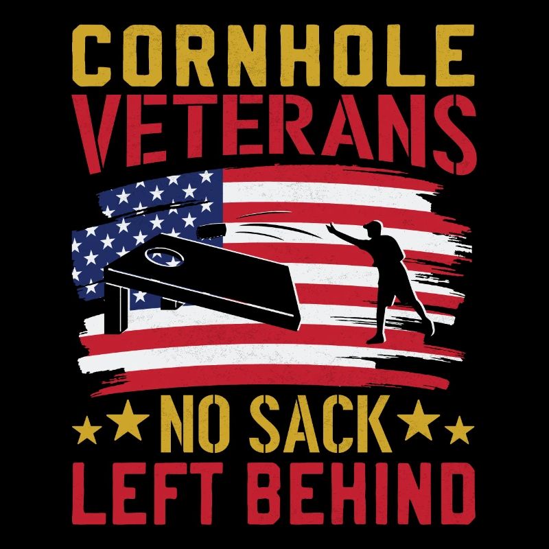 Vétéran de Cornhole - Pas de sac laissé derrière