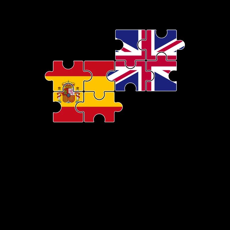 Espagne Royaume-Uni Drapeau Espagnol britannique