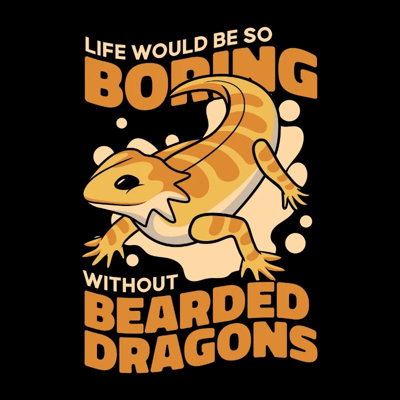 La vie serait ennuyeuse sans Pogona Lizard