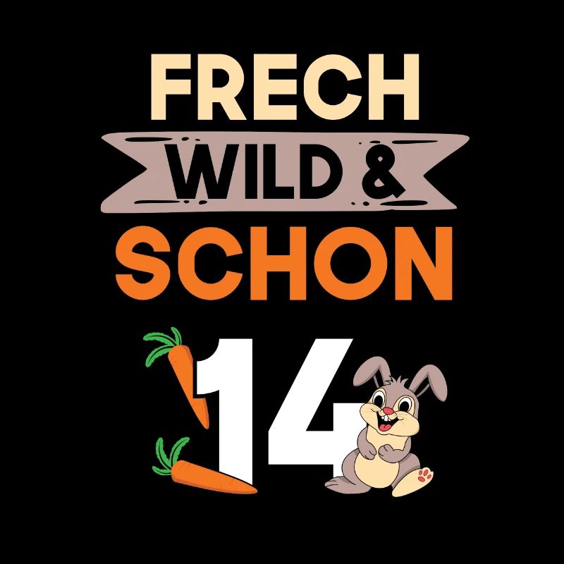 14 Jahre Geburtstag Junge Mädchen Hase Kaninchen