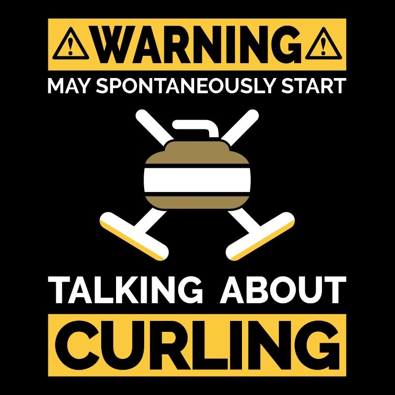 Spontaneously start talking about Curling