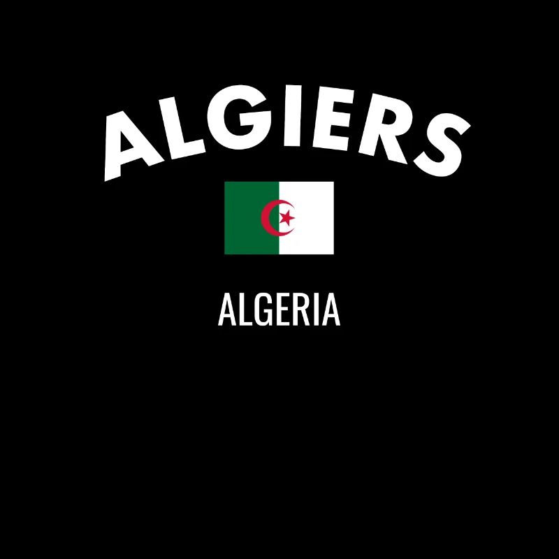 Alger Algérie Drapeau Algérien Algérien
