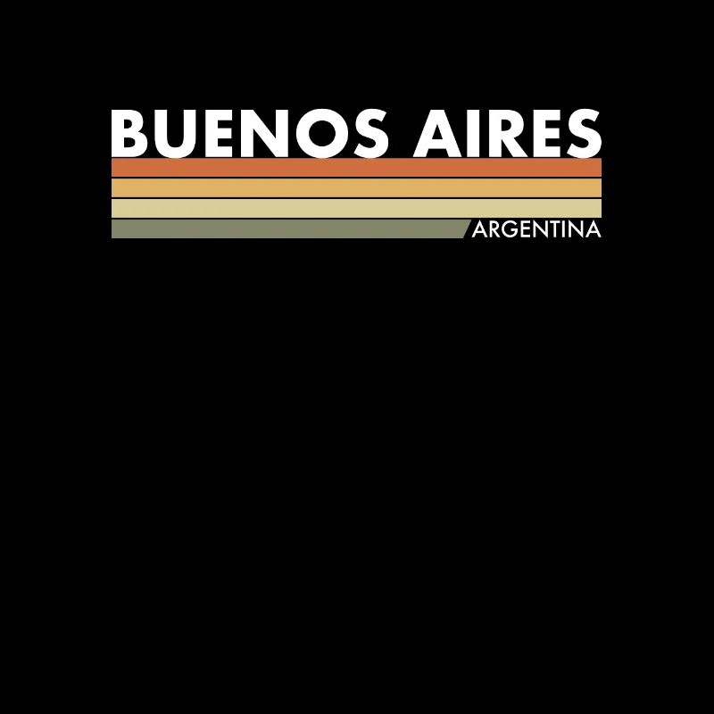 Buenos Aires Retro Argentinien Argentinische