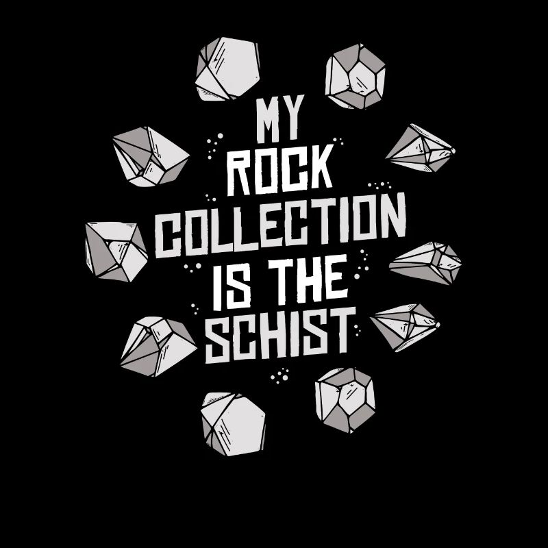 Ma collection de roches est le géologue de schiste