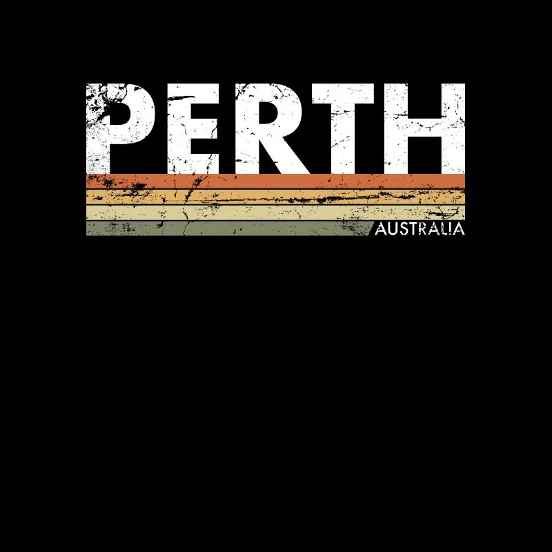 Perth Australia Retro Australien Vintage