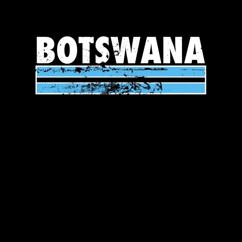 Botswana Botswana Vintage Botswana Drapeau du Botswana