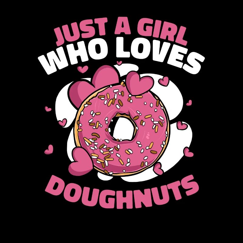 Mädchen, Das Donuts liebt Donuts Maker Glasiert