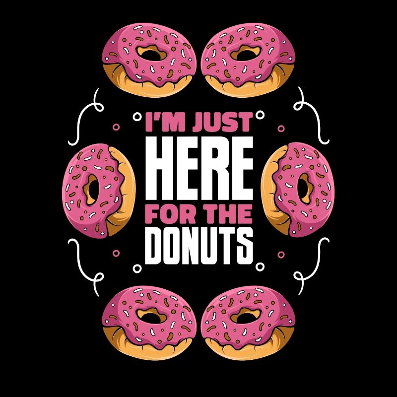 Just Here For The Donuts Doughnut Maker Glazed