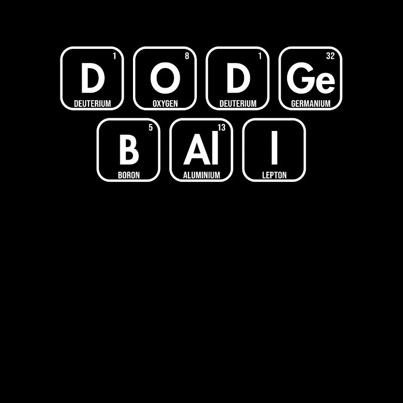Dodgeball Tableau périodique des éléments Équipe de jeu