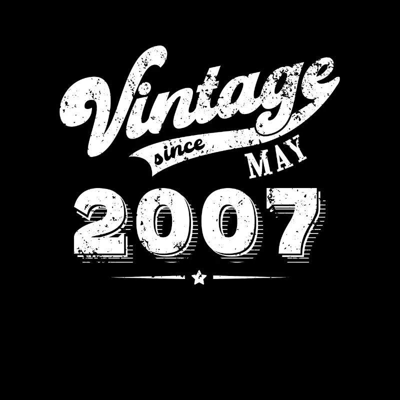 Vintage since May 2007 Birthday Gift
