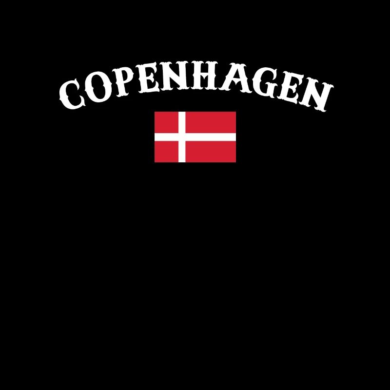 Copenhague Danemark Drapeau danois Proud Dane