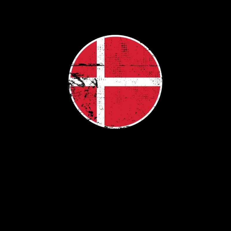 Danemark Drapeau danois vintage Proud Dane