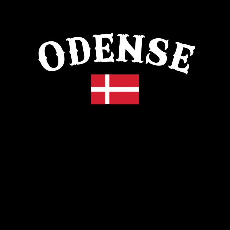 Odense Danemark Drapeau danois Fier Danois