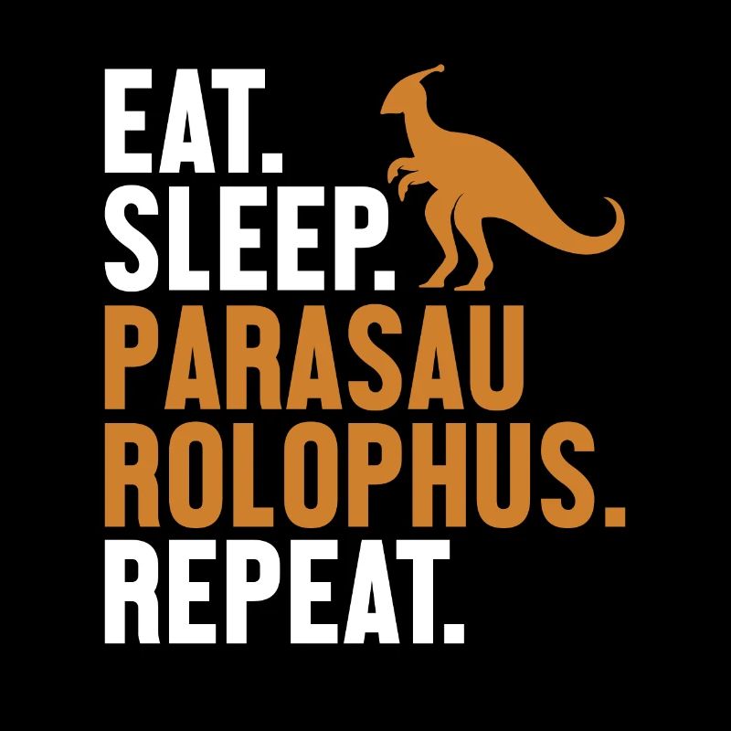 Manger Dormir Parasaurolophus Répéter Dinosaure