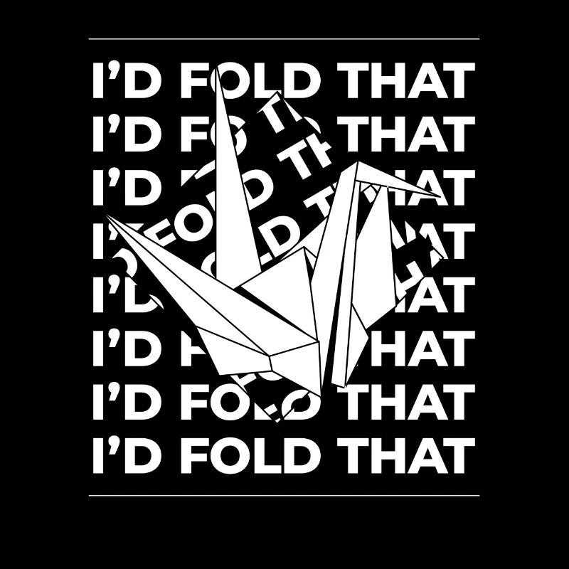I'd Fold That Owl Paper Crane Folding Master