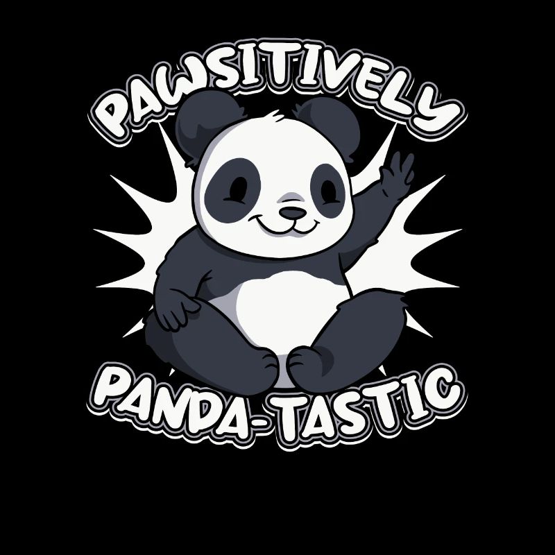 Pawsitively Panda-Tastic Panda Bear Friend Lover