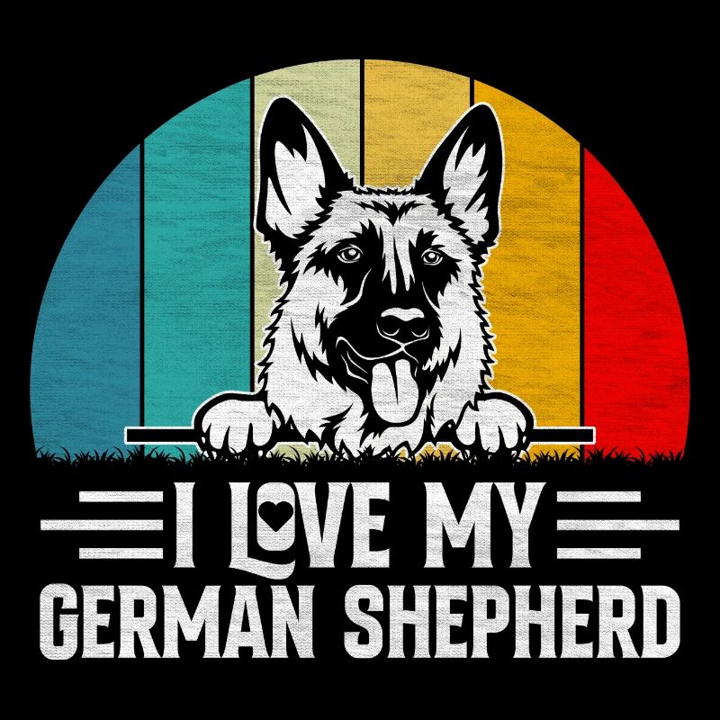 Ich liebe meinen Deutschen Schäferhund
