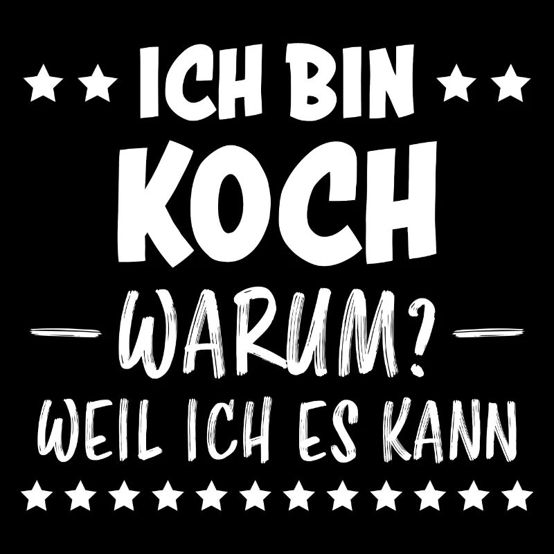 Koch Lustig Spruch Beruf Gastronomie Koch Geschenk