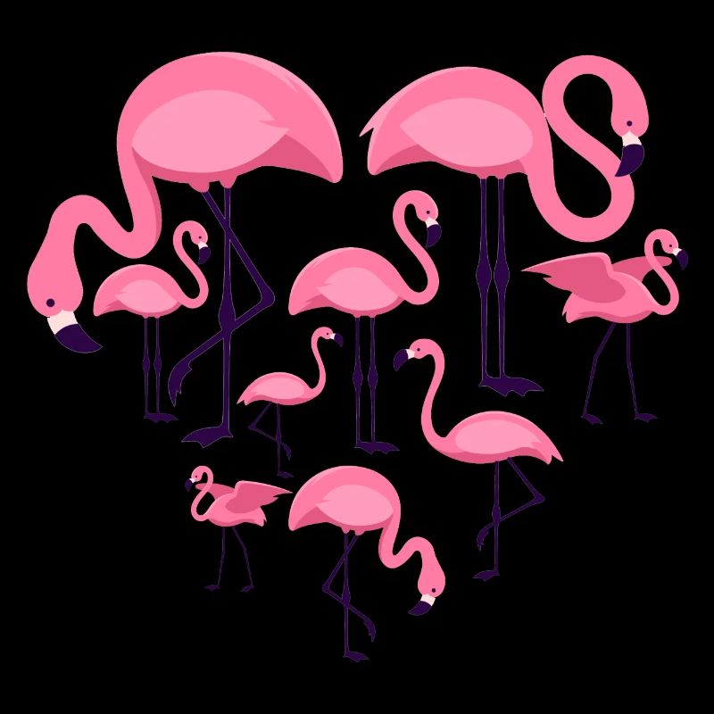 Herz Flamingo