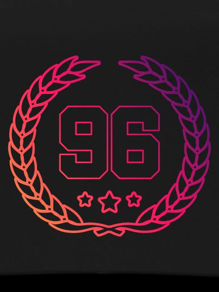 96 Number wreath